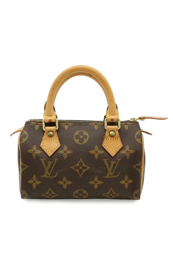 Pre-Owned LOUIS VUITTON Monogram Mini Speedy Handbag Bag Pouch Shoulder M41534