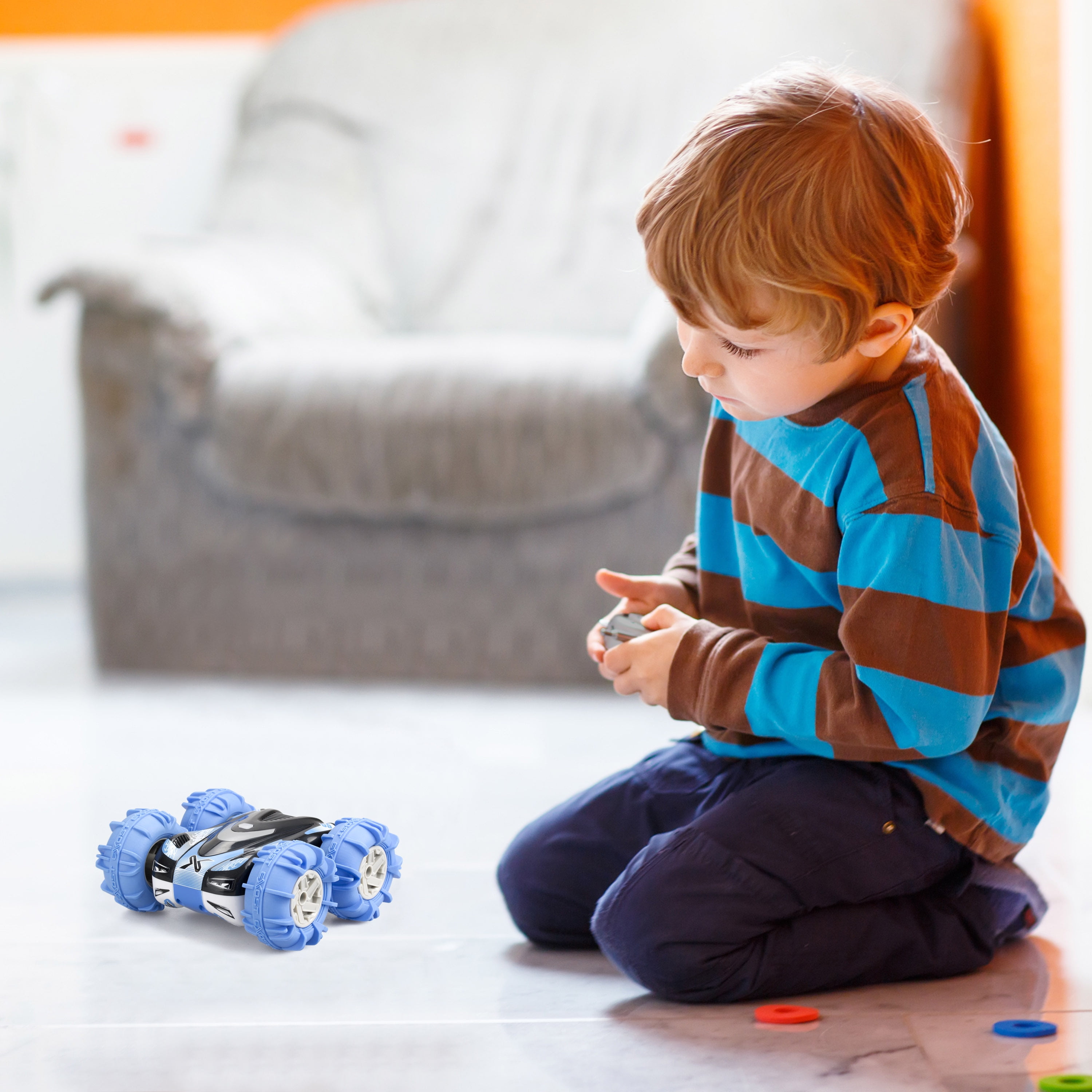Silverlit Exost 360 Aquacross RC Car- Blue