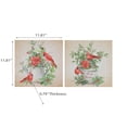 thumbnail image 3 of Maison Concepts Wall Decor Wooden Wall Art Cardinal - Set of 2 - 11.81 L x 0.79 W x 11.81 H, 3 of 4