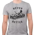 thumbnail image 2 of Never Better Skeleton Shirt Unisex X-Small Grey, 2 of 5