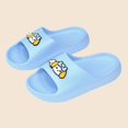 thumbnail image 4 of Fnooota Girls Slide Sandals, Slip On Non Slip Open Toe Waterproof Summer Shoes Sky Blue Size 1-1.5(Big Kids), 4 of 6