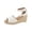 White Smooth, variant on Womens Seleeney Faux Leather Strappy Espadrilles