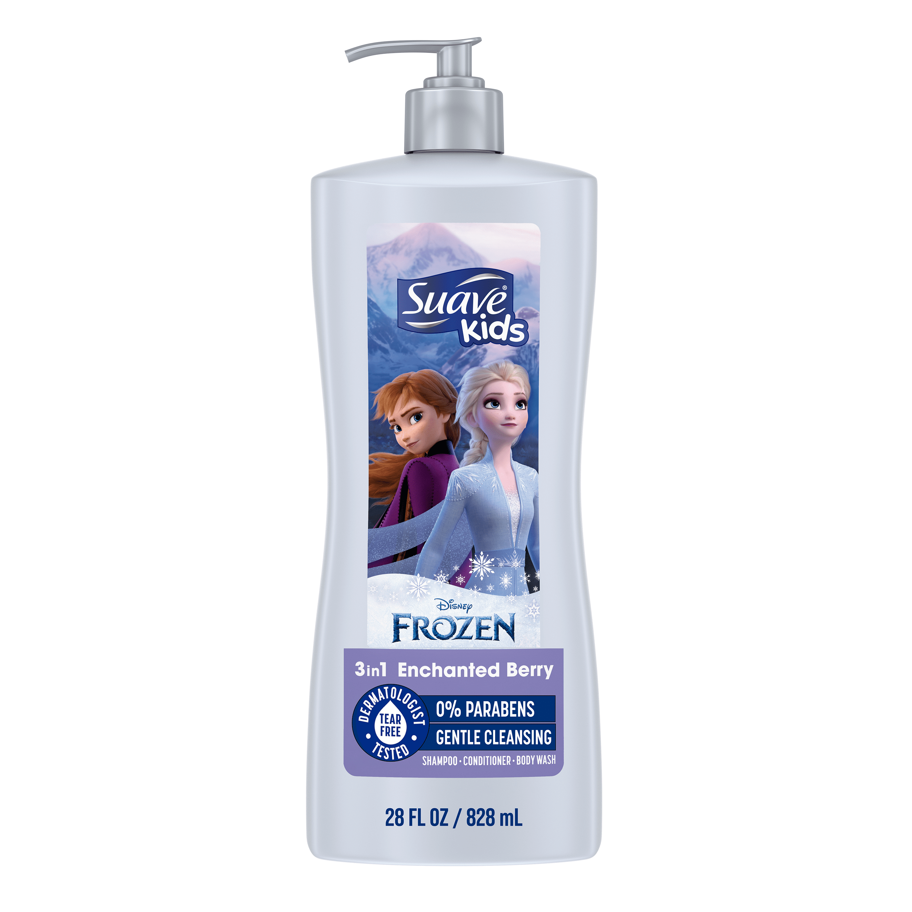 Suave Kids Disney's Frozen 2-in-1 Shampoo & Conditioner and Hair Detangler Spray Set