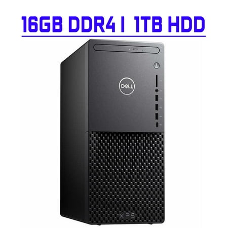 Dell Gaming Desktop, Intel Core i5-10400, 16GB RAM, Intel UHD Graphics, 1TB HD, Windows 10, Black, XPS 8940