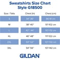 thumbnail image 6 of Gildan Adult Heavy Blend Fleece Hooded Sweatshirt, Size Small to 3XL, 6 of 7