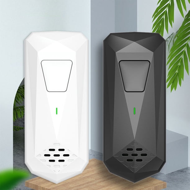 Purificador de aire enchufable de iones negativos de 3500W • Diseño compacto de 3,94" • Elimina olores a mascotas, basura y lavandería • Funcionamiento silencioso en dormitorio, cocina y baño