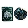 thumbnail image 2 of ROZYARD Nordics Handmade Woodcut Runes Stones with Runes Storage Box Board Game Props, 2 of 14