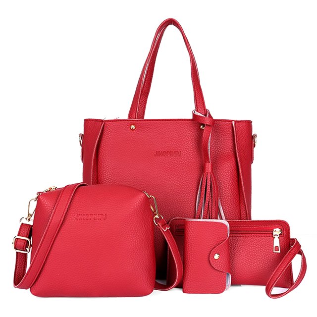 Sac Fourre-Tout Mode pour Femmes Sac à Main avec Sacoche Sac à Main & Portefeuille