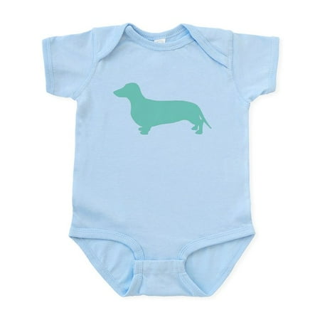 

CafePress - Dachshund Silhouette Baby Light Bodysuit - Baby Light Bodysuit Size Newborn - 24 Months