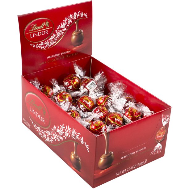 Lindor Milk Chocolate Truffles, 25.4 oz