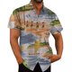 thumbnail image 2 of Camisas Para Hombre XXL TURISMO VACACIONES PLAYA OCIO HOMBRE VERANO ESTAMPADO CAMISA DE MANGA CORTA (G, M), 2 of 3