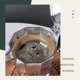 thumbnail image 5 of Olla Moka Cafetera Espresso Aluminio Geyser Cafetera Latte Estufa Café CláSico Barista Accesorios, 5 of 7