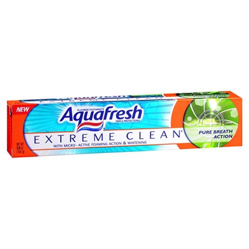 Aquafresh Extreme Clean Pure Breath Action Fluoride Toothpaste 56 Oz 6 Pack 