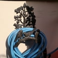 thumbnail image 3 of Garden Hose Butler, Heavy Duty Cast Iron, Retro Rough Surface, Unique Classic Rubber Sleeve, Functional Garden Decor, Easy To Install On Patios Villas Gardens, Space-saving Wall Mounted Design, 3 of 5