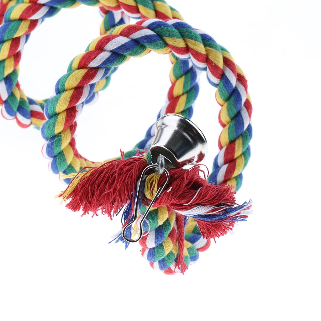 Bird Rope Climbing Ropes Parrot Spiral Standing Perch Chew Toy