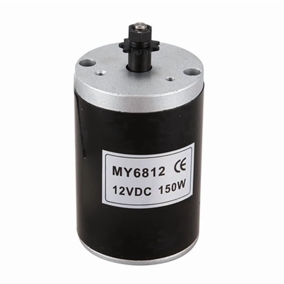 MY6812 Dc 150W 12V High Speed Motor with Belt Pulley, Scooter Small Brush Motor