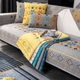 thumbnail image 4 of Funda de sofá estampada, cubierta Universal de chenilla, antideslizante, respaldo, toalla de cojín para sala de estar, decoración del hogar, cuatro estaciones, 4 of 5