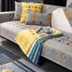 thumbnail image 4 of Funda de sofá estampada, cubierta Universal de chenilla, antideslizante, respaldo, toalla de cojín para sala de estar, decoración del hogar, cuatro estaciones, 4 of 5