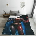 thumbnail image 6 of Harley Quinn Flannel Blanket Ultra-Soft Micro Fleece Throw Blanket For Bed Sofa Couch Car Office Unisex Adult Fuzzy Bed Blanket Cozy Kids Throw Blanket 60"x50", 6 of 8