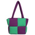 thumbnail image 3 of Bolso Hombro A La para Mujer Mano Color Contrastante Al Aire Libre () Verde, 3 of 9
