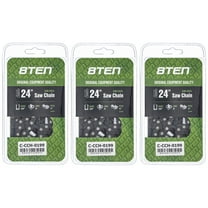 Semi Chisel Chainsaw Chain 24 inch .050 3/8 81DL for Echo Jonsered 3 Pack 810-CCC2311H