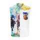 thumbnail image 4 of Camiseta sin mangas con cuello vuelto para hombre, estilo informal, a la moda, con estampado, cuello vuelto, sin mangas, bolsillos, deportiva, de poliéster, 4 of 4