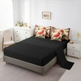 thumbnail image 5 of Manfei Red Cardinals Berry 7 Pieces Bedding Comforter Set,Rustic Pine Cone Full Bedding Set,Merry Christmas Fitted Sheet Flat Sheet For Girls,Ultra Soft Home Decor Reversible, 5 of 8