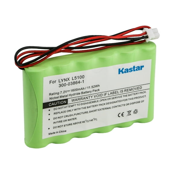 Kastar 1-Pack Battery Replacement for Ademco Honeywell LYNX L3000 Honeywell LYNX L5000 Honeywell LYNX L5100 Honeywell 300-03864-1 Honeywell K5109 Honeywell 781410403291 Honeywell 55026089 Alarm System