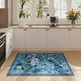 thumbnail image 5 of Runner Rug for Hallways Kitchen Runner Rug Non Slip 2''x 6'' Washable Runner Rugs with Rubber Backing Soft Floral Carpet Runner for Hallways, Kitchen, Laundry, Bedroom, Bathroom(Beige), 5 of 6