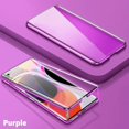 thumbnail image 3 of Funda magnética de Metal de protección completa de 360 °, cubierta de vidrio de doble cara para Xiaomi 13T, 11T, Pro, Redmi Note 13, 12, 11, 10 S, 9S, 8T, 9, 8 Pro, 3 of 5