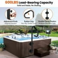 thumbnail image 3 of Set Of Metal Hot Tub Grab Rails, 3 of 9