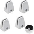 thumbnail image 1 of 4 Pieces Zinc Alloy Glass Clips, H Glass , Adjable Fixing Glass , Shelf, 1 of 4