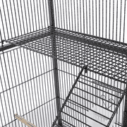 Renwick 69 H Extra Large Bird Cage with Detachable Stand, Matt Black