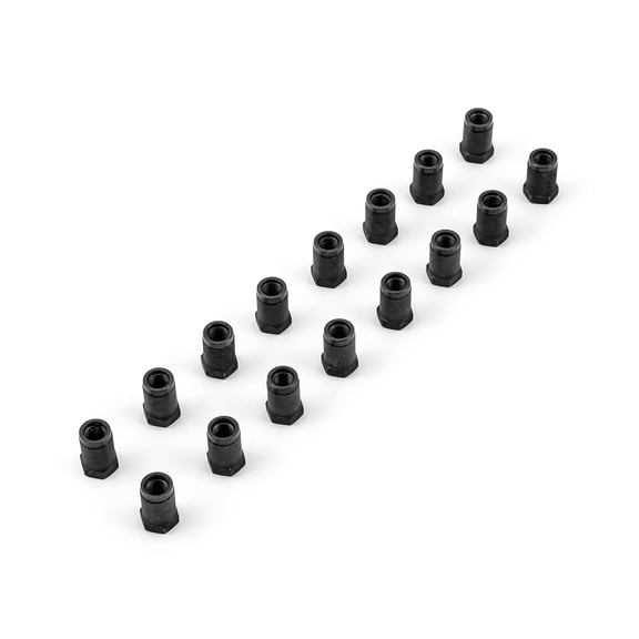 Speedmaster PCE255.1003 3/8" Polylock Rocker Arm Nut Set (Suits: Stainless Rockers)