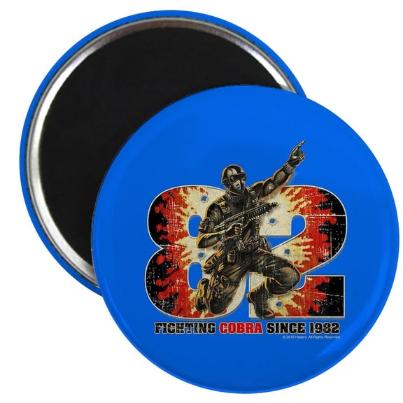 CafePress - Snake Eyes Magnets - 2.25" Round Magnet, Refrigerator Magnet, Button Magnet Style