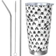 thumbnail image 2 of Penguin Tumbler Cute Penguin Gifts 20oz Tumblers with Lid Gift for Girl Daughter Women Man Best Friend Sister Animal Lovers Christmas Birthday Presents, 2 of 7