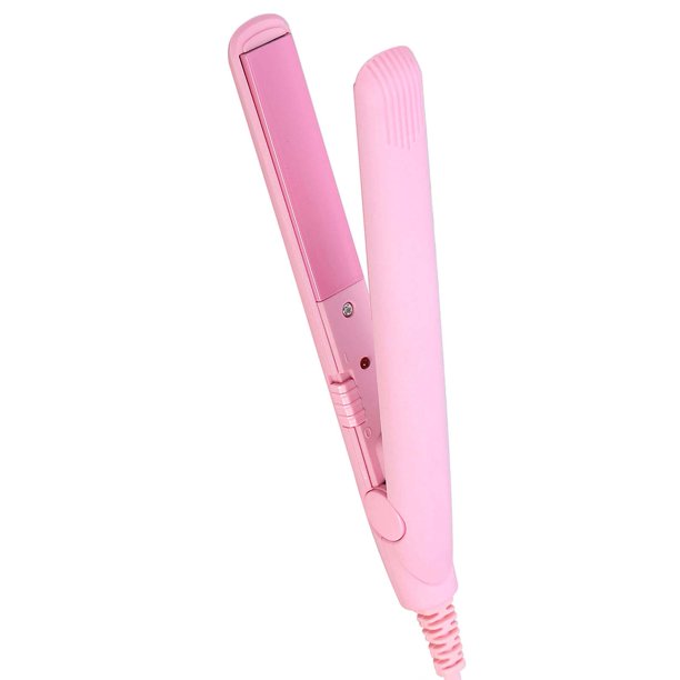 Plano Plano, 2.8 X 0.7 Pulgadas Plato De Curación De Cabello, Mini Simple 2 En 1 Para Cabello Liso Para El Cabello Rizado