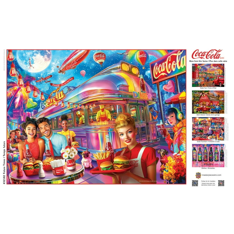 MasterPieces 300 Piece EZ Grip Jigsaw Puzzle - Coca-Cola Future