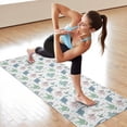 thumbnail image 6 of Light Dinosaurs Pastel Pattern Hot Yoga Mat Towel Non Slip for Hot Yoga - Quick-Drying Yoga Mat Cover with 4 Corner Pockets with Travel Bag - Hot Yoga Towel Non Slip 70"x26", 6 of 6