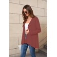 thumbnail image 4 of Witsmile Women's Lightweight Open Front Cardigans Long Sleeve Soft Casual Drape Fall Cardigan, 4 of 5