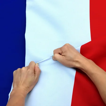 Anley Rip-Proof Double Sided 3-Ply France Flag 3x5 Ft - French National Flags 300D Polyester