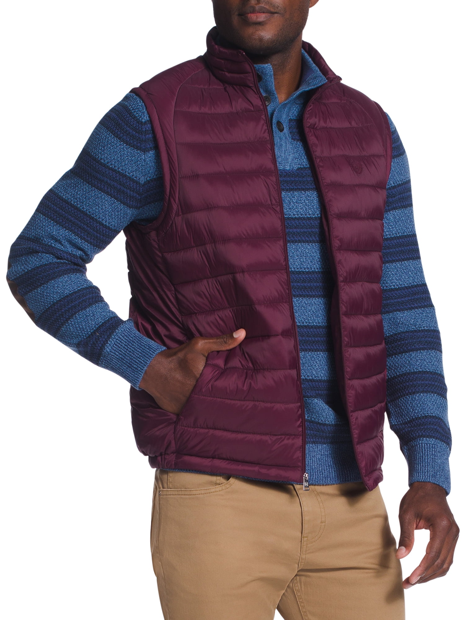 Chaps mens Big and Tall Packable Quilted Vest 