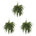 thumbnail image 4 of Advancent Planta colgante artificial con efecto natural verde, bajo mantenimiento, aspecto realista, para colgar en la pared, verde, 6 pulgadas Type1 NO1, 4 of 6