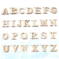 thumbnail image 3 of OULII 52pcs Block Letters Unfinished Wood Letters for Creative Festival Sign Making, 3 of 8