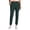 Dark Evergreen, variant on RBX Active Women's Ribbed Side Woven Ankle Pant With Pockets