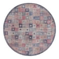 thumbnail image 3 of Unique Loom Sisu Collection Area Rug - Chennai (7' 10" Round Multi/Brown), 3 of 7
