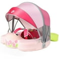 thumbnail image 1 of 3 Swim Method Add Bed More Comfortable Mambobaby Float with Tail and Canopy Non-Inflatable Baby Swim Float Mambo Float Smart Swim Trainer Infant Swim Pool Float Swim Ring for, 1 of 8