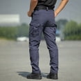 thumbnail image 7 of Men's Stretch Tactical Pants, Ripstop Cargo Pants Outdoor Lightweight Hiking Work Pants with 8 Pockets, 7 of 7