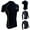 Half Sleeve Black Gray, variant on Men’s Compression Shirts Athletic Gym training Workout Full Sleeve Black L