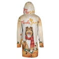 thumbnail image 2 of Happy Thanksgiving Shetland Sheepdog with Turkey Pumpkins Autumn Vibes All Over Print 3D Hooded Duffle Toggle Coat Sheltie Dog Lover Gifts - 12018, 2 of 6